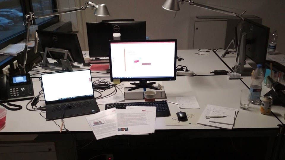 Workspace impression at Commacross 2018 - 2022